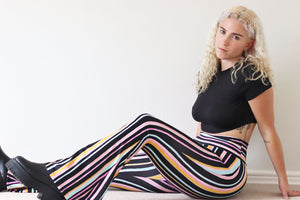 Colourful Lycra Bell Bottoms
